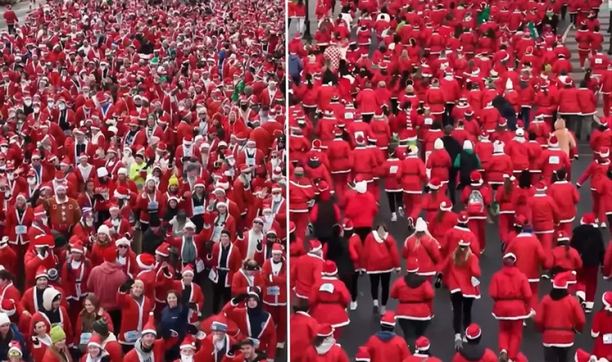 Asbury Park’ta Noel Baba Koşusu Rekor Katılımla Gerçekleşti