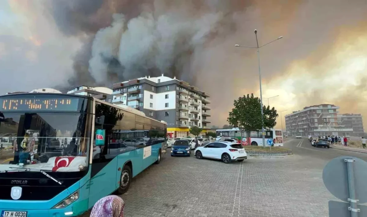 Çanakkale'de Orman Yangını Hastaneye Kadar Ulaştı: Bölge Halkı Panik Yaşadı