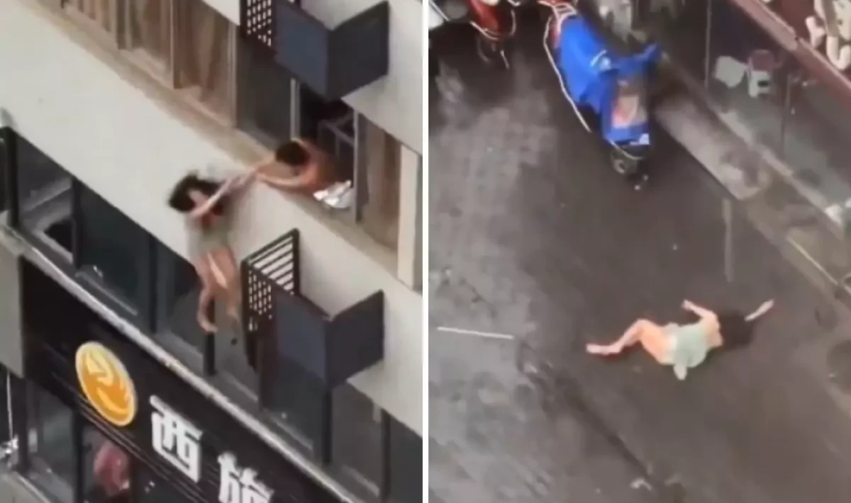 Çin’de Kocasını Metresiyle Yakalayan Kadın, Şokla 4. Kattan Atladı