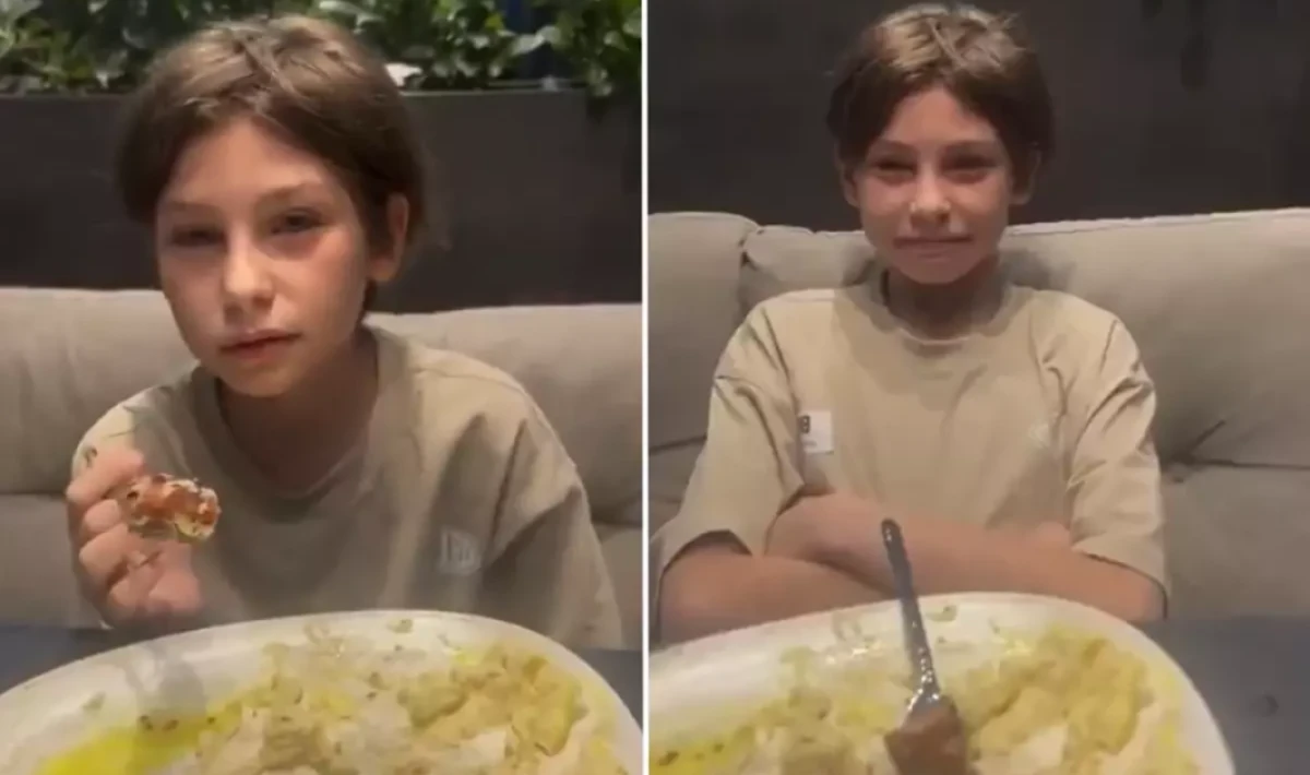 Çocuğuna domuz eti yediren baba tepki çekti