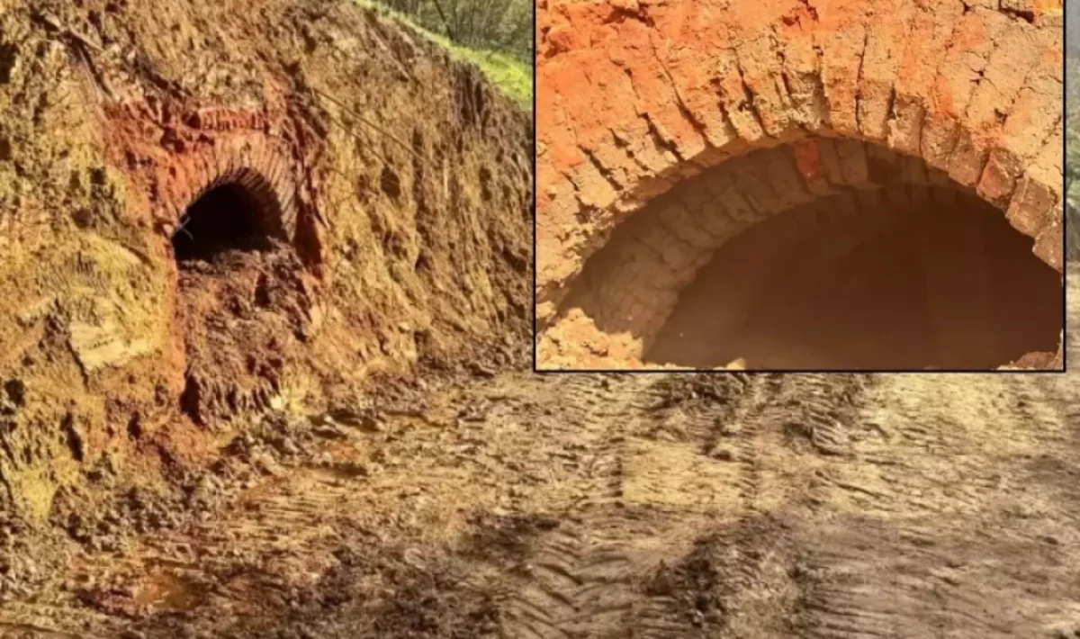 Düzce’de Yol Çalışmasında Tarihi Yapı Bulundu
