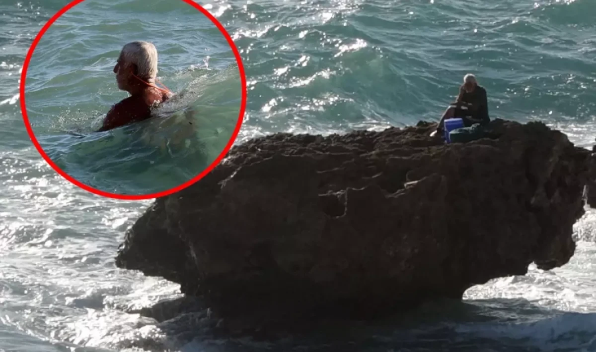 Kayalıkta Mahsur Kalan Adam, Kendi Kendini Kurtardı