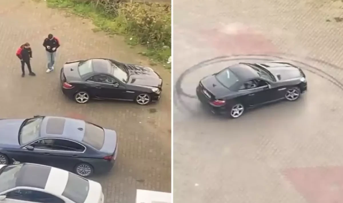 Maltepe’de Skandal Görüntüler: Özel Hastanenin Valeleri Müşterinin Lüks Otomobiliyle Drift Attı