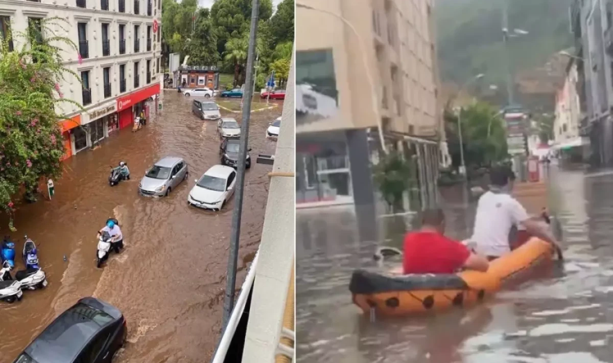 Muğla’da Sağanak ve Fırtına Etkili Oluyor: Yollar Kapandı, Yaşam Etkilendi