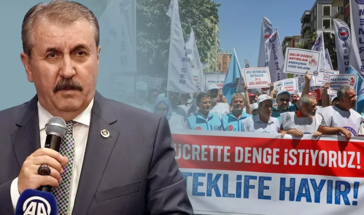 Mustafa Destici’den Memurlara Zam Teklifi: İlk 6 Ay İçin %20 Önerisi