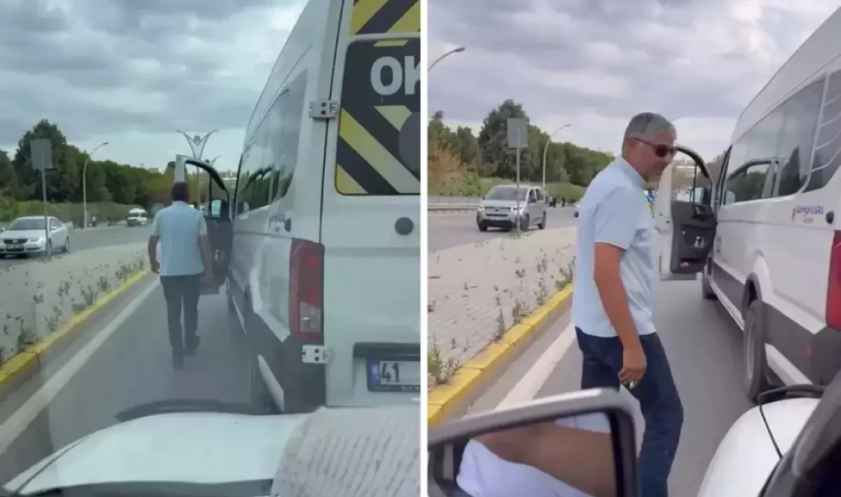 Okul Servis Şoförüne Tehdit ve Trafik Cezası